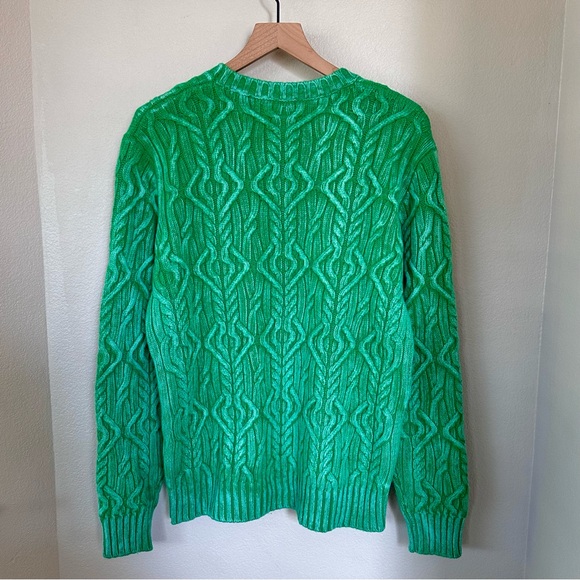 ALTEA NWT XL Gestrickter Pullover Sweater • Italy • Maglia Girocollo Treccia - Picture 5 of 14